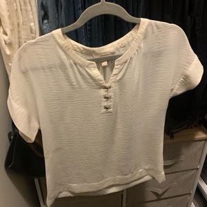White, Banana Republic Blouse